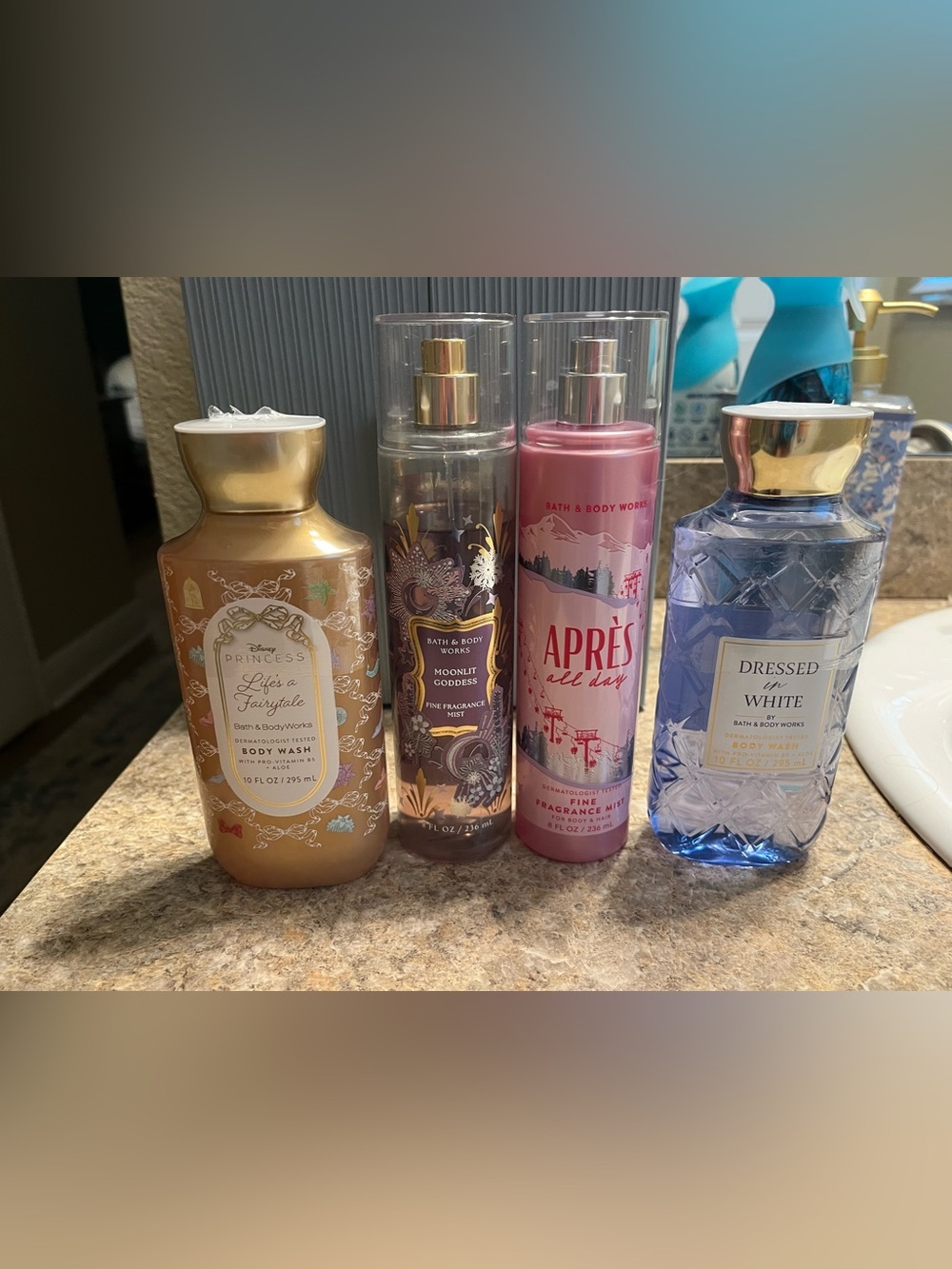 Bath & Body Works Two Body washes and Two Fragrance Mist~